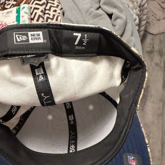 New Era Navy and Gold Cap - Picture 2 of 2